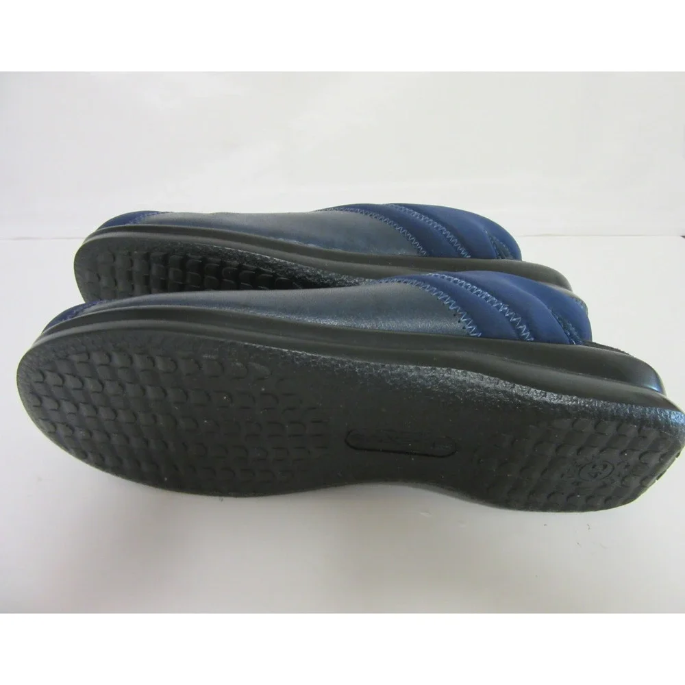 FLEXUS Spring Step Navy 40 Flexia Slingback Comfort Cushioned Lounge Shoes-JB2